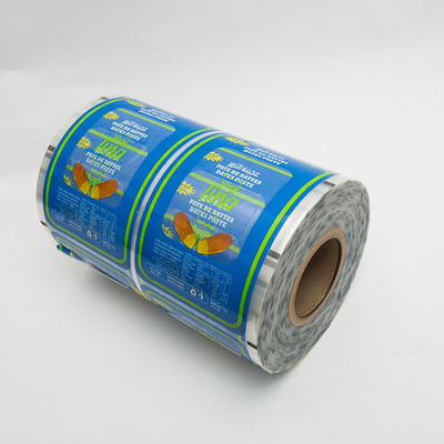 PET PE Kapak 340mm Evoh Gıda Ambalajı Film Baskılı Renkler Plastik Tepsi Kilit Contası için