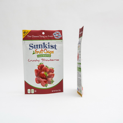 80mm Mat OPV Stand Up Zip Kilit Kılıfı Baskılı Plastik 0.8oz Kuru Meyve Paketleme Torbası