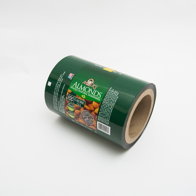 0.63OZ Badem Gıda Ambalajı Film Sarma Plastik Film Rulo Logo Baskılı