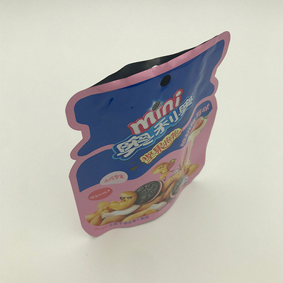60g 100g Özel Şekilli Çantalar Lamine Plastik Zip Kilit Kılıfı Yan Köşebent