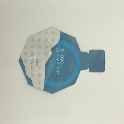 Fermuarlı Düzensiz Şekilli Sekizgen Plastik Kese VMCPP Ticari Gıda Ambalaj Torbaları