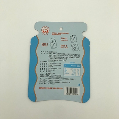 VMPET Fındık Özel Şekilli Çantalar Logo OEM ile Plastik Kilitli Çantalar