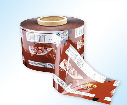 Gıda Ambalajı İçin 2 Katmanlı VMPET Plastik Film Rulosu Kek İçin Polietilen Sarma