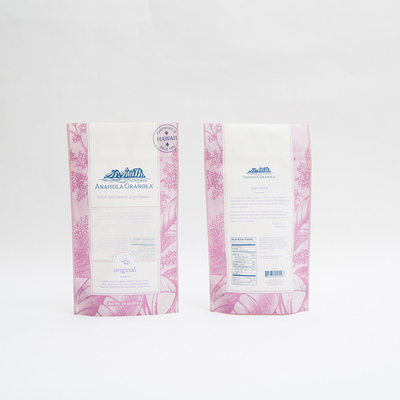 24oz Granola Gıda Paketleme Torbaları Plastik 6 Renkli Paketleme Zip Kilit Kılıfı