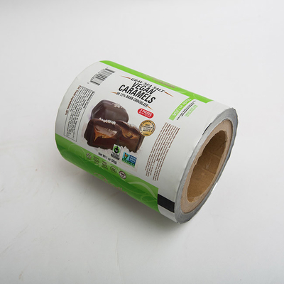 250mm 1.8oz PE Gıda Sargısı Plastik Baskılı Lamine Ambalaj Filmi Rulosu