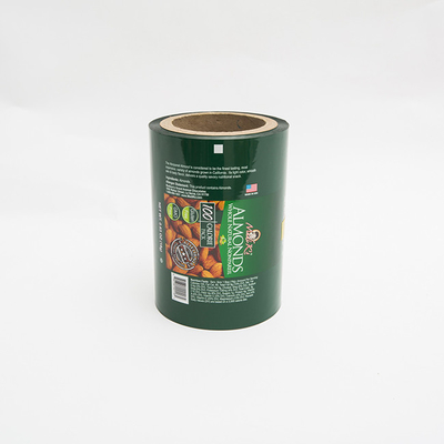 0.63OZ Badem Gıda Ambalajı Film Sarma Plastik Film Rulo Logo Baskılı