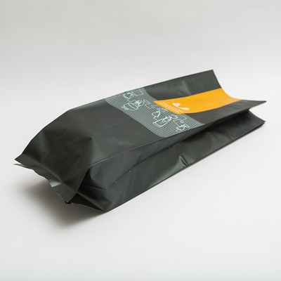 Hava Valfi ile 102 Mikrofon Kahve Paketleme Torbaları 500g Özel Ambalaj Stand Up Torbalar