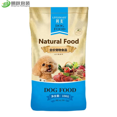 10kg Yan Köşeli Pet Mama Paketleme Torbası